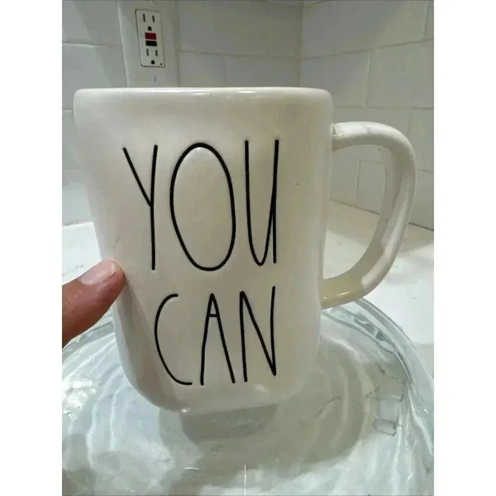 Rae Dunn, Magenta, 20 oz Capacity Collector's Mug "You Can"!! - Picture 2 of 13